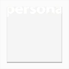 Persona Canvas Print