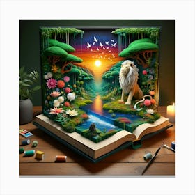 Book Art Canvas Print