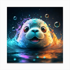 Neil the Seal Canvas Print