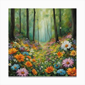 Forest Path Canvas Print