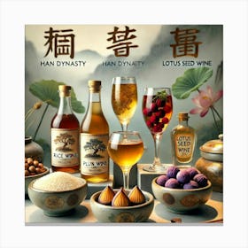 Sovereign Flame Han Dynasty Wine Selection Canvas Print