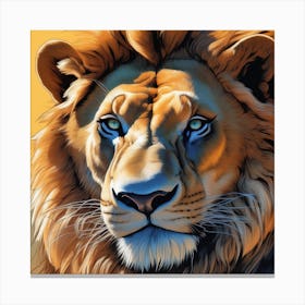 In A Photorealistic Concept Art Lions  790530026 (1) Canvas Print