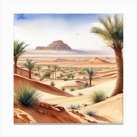 Desert Landscape 123 Canvas Print