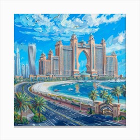 Atlantis Hotel 1 Canvas Print