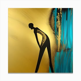 Abstract Silhouette Canvas Print
