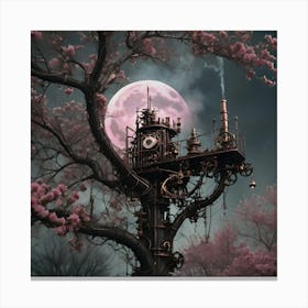 Steampunk Tree Canvas Print