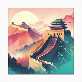 Great Wall Of China 5 Canvas Print