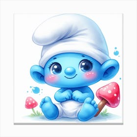 Smurf Canvas Print