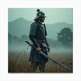 Samurai Art 45 Canvas Print