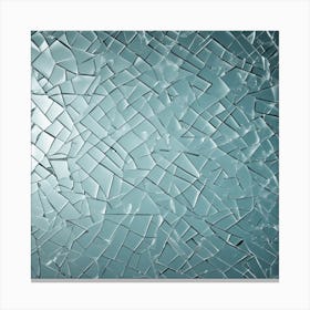 Broken Glass Background 1 Canvas Print