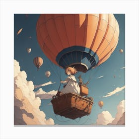 Hot Air Balloon Canvas Print