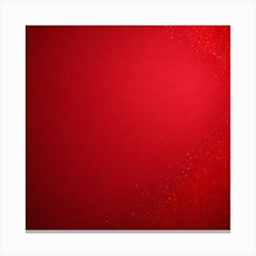 Red Glitter Background Canvas Print