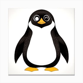 Penguin Stock Videos & Royalty-Free Footage Canvas Print
