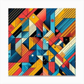 Abstract Geometric Pattern Canvas Print