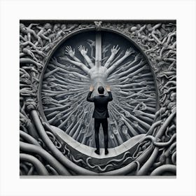 'The Wall' 5 Canvas Print
