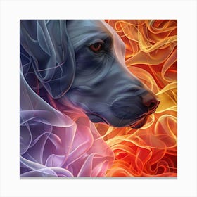 Fire Dog 1 Canvas Print