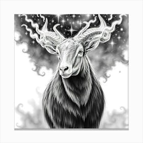 Horned Ram 1 Canvas Print