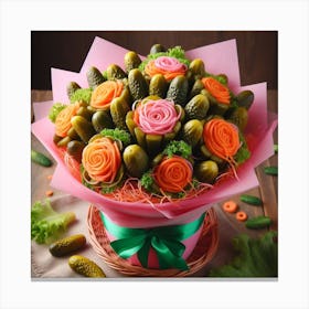 Pickle Bouquet Canvas Print