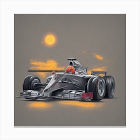 Mercedes Benz F1 Canvas Print
