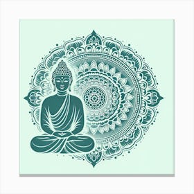 Buddha Mandala 2 Canvas Print