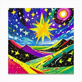 Starry Sky Canvas Print