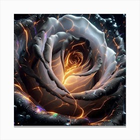 Rose Of Fire Canvas Print