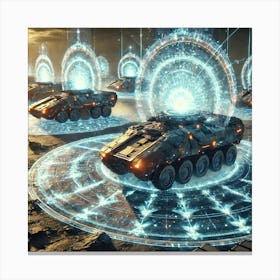 Astral Shield Vehicles Converted Canvas Print