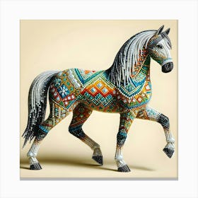 Beaded Horse 1 Canvas Print