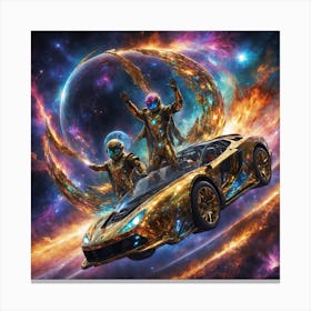 Space Explorers Canvas Print