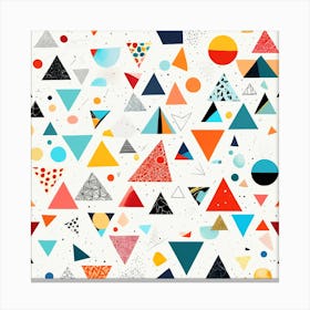 Abstract Triangles 1 Canvas Print