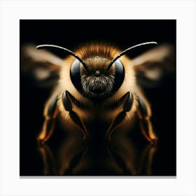 Bee Portrait 3 Canvas Print