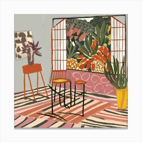 Room With Plants Canvas Print