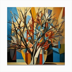 Abstract Tree Canvas Print