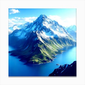 Mountain Landscape - Mountain Stock Videos & Royalty-Free Footage Canvas Print