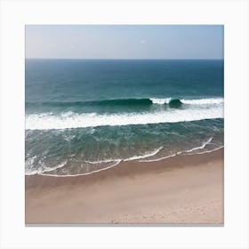 aerial view of beach Canvas Print