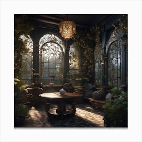 The tea garden is amazing Canvas Print