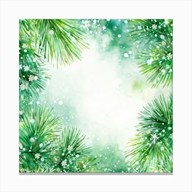 A Watercolour Style Depiction Of A Festive Environment Weaving Together Elements Of Magic And Celeb (2) 1 Canvas Print