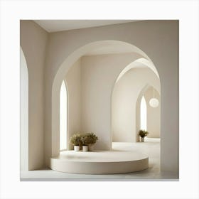 Arched Hallway 3 Canvas Print