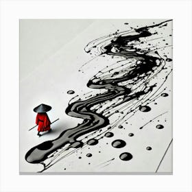 Asian Samurai 3 Canvas Print