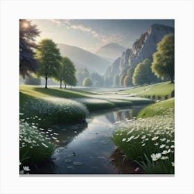 Landscape Painting 55 Canvas Print