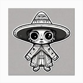 Mexican Girl 5 Canvas Print