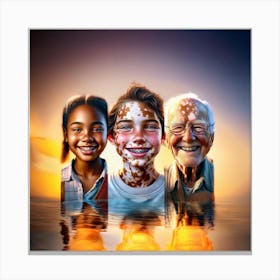 Portrait Of A Family Canvas Print