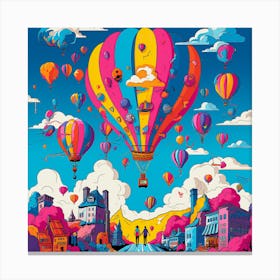 Hot Air Balloons 2 Canvas Print