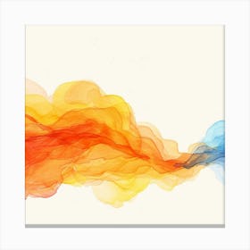 Abstract Watercolor Painting 15 Canvas Print