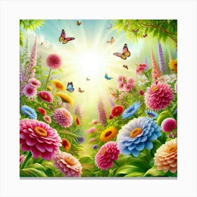 Flower Garden 2 Canvas Print