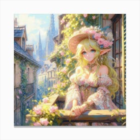 Elven Girl 9 Canvas Print