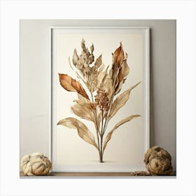 Botanical Print Canvas Print