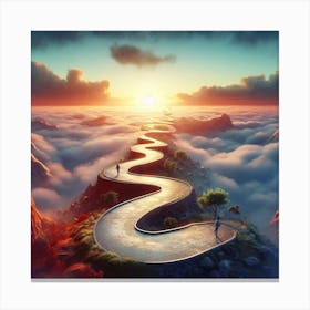 Road To Heaven Canvas Print