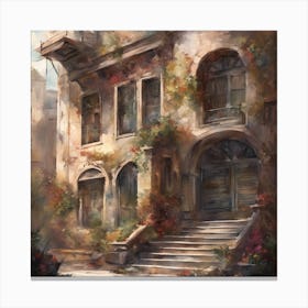 House In Rome Canvas Print