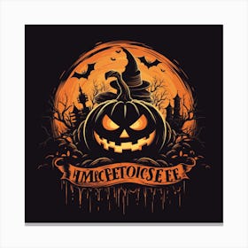 Halloween Pumpkin Canvas Print